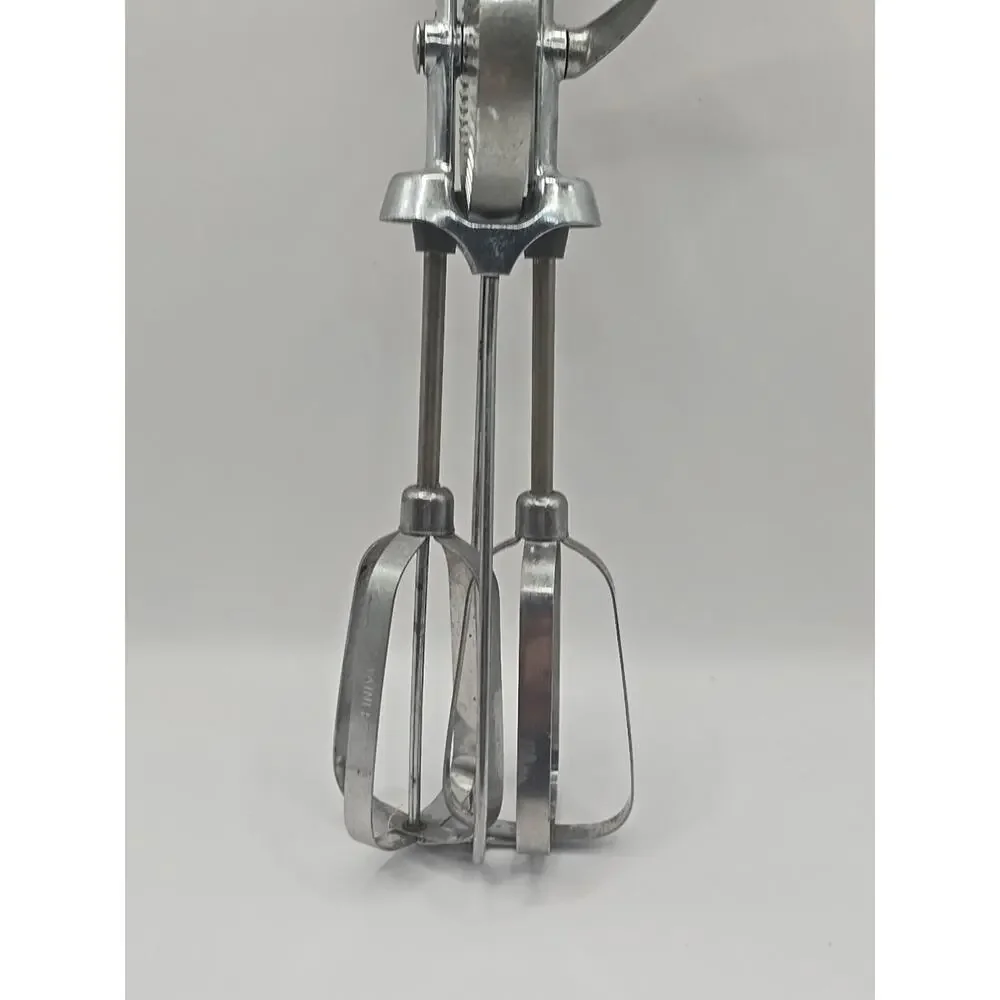 VINTAGE STAINLESS STEEL HAND MIXER‎ /EGG BEATER OBESTO MIXER